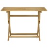 Table pliable de jardin 110x55x75 cm bois d'acacia solide 