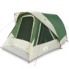 Tente de camping de cabine 4 personnes vert imperméable 