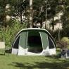 Tente de camping de cabine 4 personnes vert imperméable 