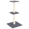 Arbre à chat avec griffoirs en sisal gris foncé 73 cm 