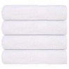 Essuie-mains 4 pcs blanc 50x100 cm 360 g/m² 100% coton 