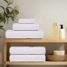 Essuie-mains 4 pcs blanc 50x100 cm 360 g/m² 100% coton 