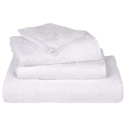 Essuie-mains 4 pcs blanc 50x100 cm 360 g/m² 100% coton 