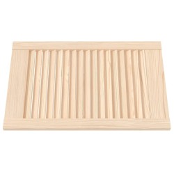 Porte d'armoire à persiennes 61,5x39,4 cm bois de pin massif 
