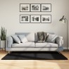 Tapis shaggy PAMPLONA poils longs moderne noir 80x150 cm 