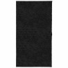 Tapis shaggy PAMPLONA poils longs moderne noir 80x150 cm 