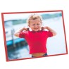 Collage de cadres photo 5 pcs au mur table Rouge 70x90 cm MDF 
