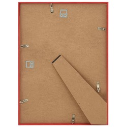 Collage de cadres photo 5 pcs au mur table Rouge 70x90 cm MDF 