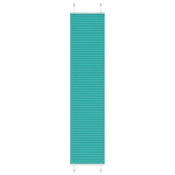 Store plissé vert pétrole 45x200 cm largeur du tissu 44,4 cm 