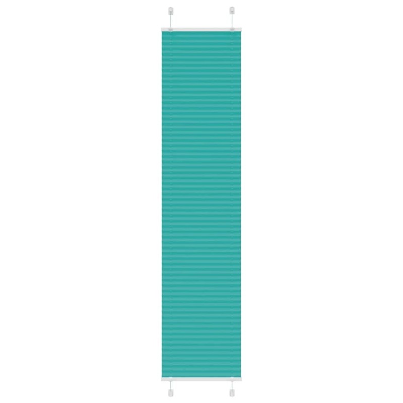 Store plissé vert pétrole 45x200 cm largeur du tissu 44,4 cm 