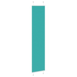Store plissé vert pétrole 45x200 cm largeur du tissu 44,4 cm 