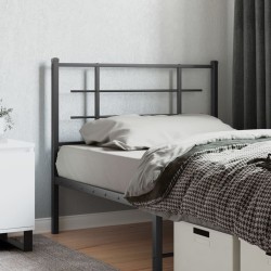 Tête de lit métal noir 107 cm 