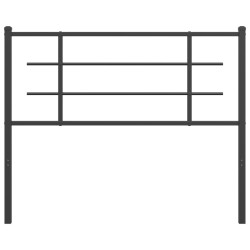 Tête de lit métal noir 107 cm 