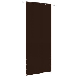 Écran de balcon Marron 100x240 cm Tissu Oxford 