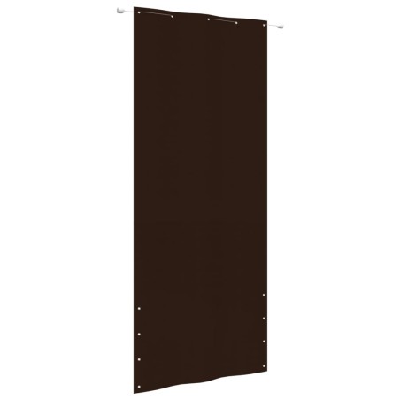 Écran de balcon Marron 100x240 cm Tissu Oxford 