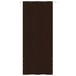 Écran de balcon Marron 100x240 cm Tissu Oxford 