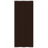 Écran de balcon Marron 100x240 cm Tissu Oxford 