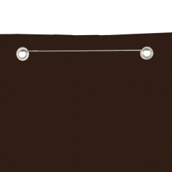 Écran de balcon Marron 100x240 cm Tissu Oxford 