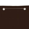 Écran de balcon Marron 100x240 cm Tissu Oxford 