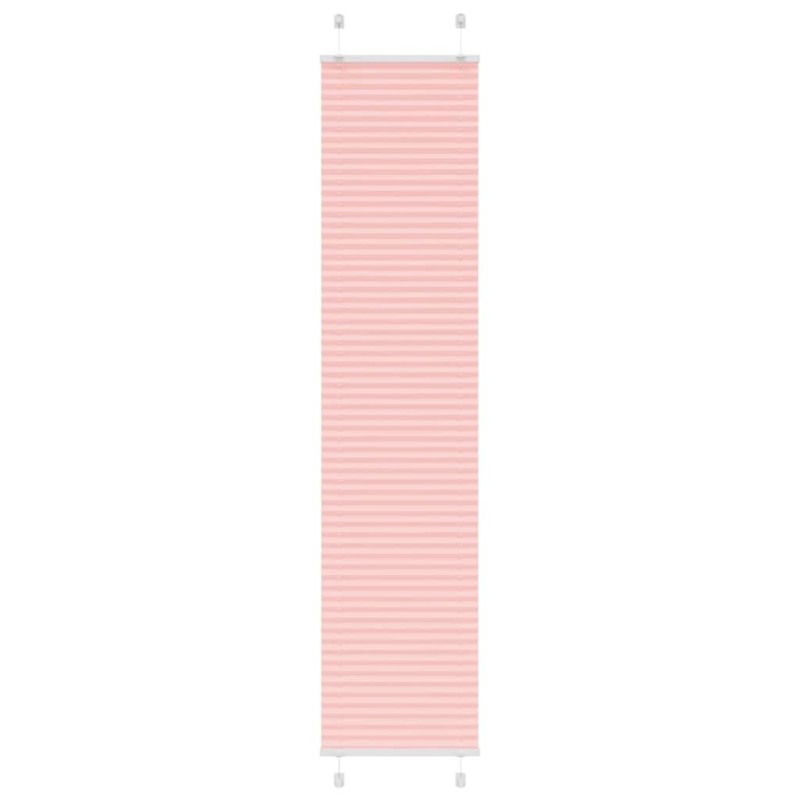 Store plissé rose 50x200 cm largeur du tissu 49,4 cm polyester 