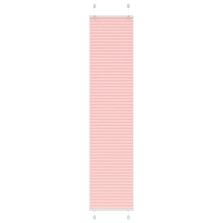 Store plissé rose 50x200 cm largeur du tissu 49,4 cm polyester 