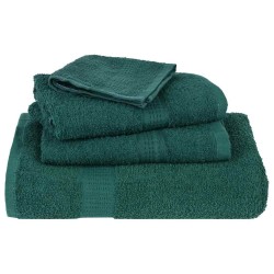 Serviettes de bain 2 pcs vert 100x150 cm 360 g/m² 100% coton 