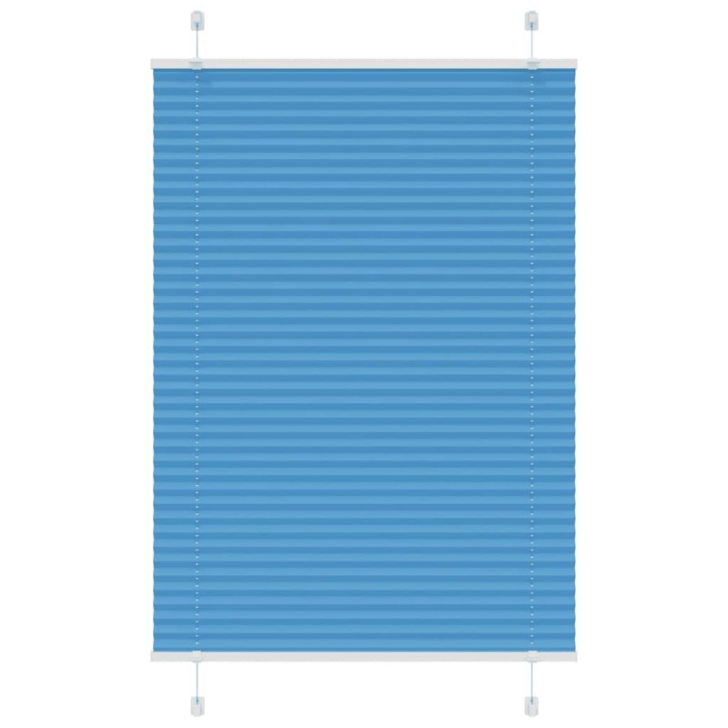 Store plissé bleu 90x100 cm largeur du tissu 89,4 cm polyester 
