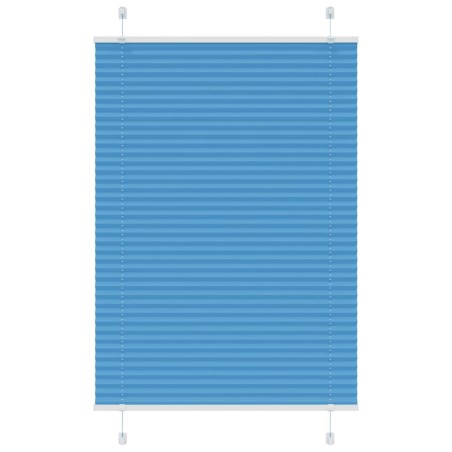 Store plissé bleu 90x100 cm largeur du tissu 89,4 cm polyester 