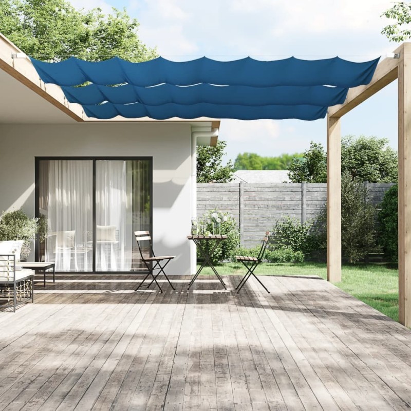 Auvent vertical Bleu 60x600 cm Tissu oxford 