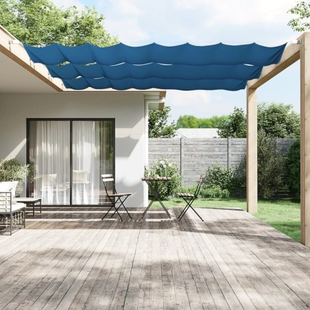 Auvent vertical Bleu 60x600 cm Tissu oxford 