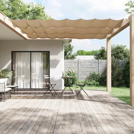 Auvent vertical Taupe 60x600 cm Tissu oxford 