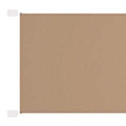 Auvent vertical Taupe 60x600 cm Tissu oxford 