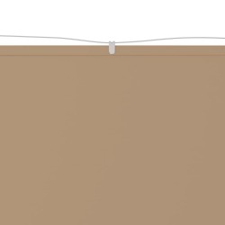 Auvent vertical Taupe 60x600 cm Tissu oxford 