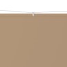 Auvent vertical Taupe 60x600 cm Tissu oxford 
