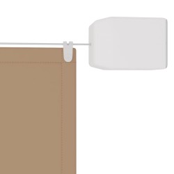 Auvent vertical Taupe 60x600 cm Tissu oxford 