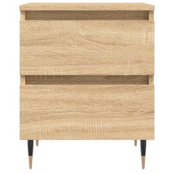 Tables de chevet 2 pcs chêne sonoma 40x35x50 cm bois ingénierie 