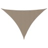 Voile de parasol tissu oxford triangulaire 3x4x5 m taupe 