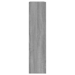 Armoire à chaussures sonoma gris 80x21x87,5cm bois d'ingénierie 