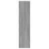 Armoire à chaussures sonoma gris 80x21x87,5cm bois d'ingénierie 