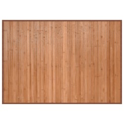 Tapis rectangulaire naturel 70x100 cm bambou 