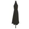 Parasol de jardinavec des lumières LED ø395x245 cm Noir 
