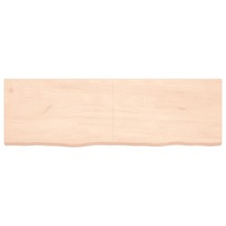 Dessus de table 160x50x(2-4) cm bois de chêne massif non traité 