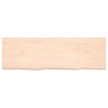Dessus de table 160x50x(2-4) cm bois de chêne massif non traité 