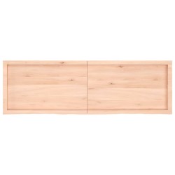 Dessus de table 160x50x(2-4) cm bois de chêne massif non traité 