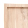 Dessus de table 160x50x(2-4) cm bois de chêne massif non traité 