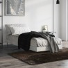 Cadre de lit sans matelas gris béton 75x190 cm 