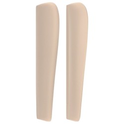 Tête de lit avec oreilles Cappuccino 83x23x118/128cm Similicuir 