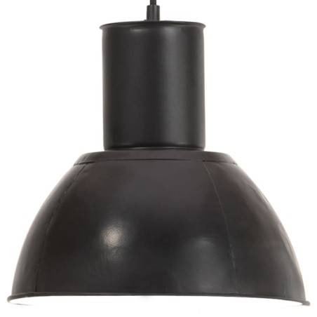 Lampe suspendue 25 W Noir Rond 28,5 cm E27 