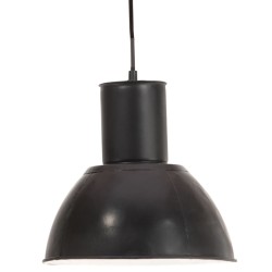 Lampe suspendue 25 W Noir Rond 28,5 cm E27 