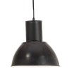 Lampe suspendue 25 W Noir Rond 28,5 cm E27 